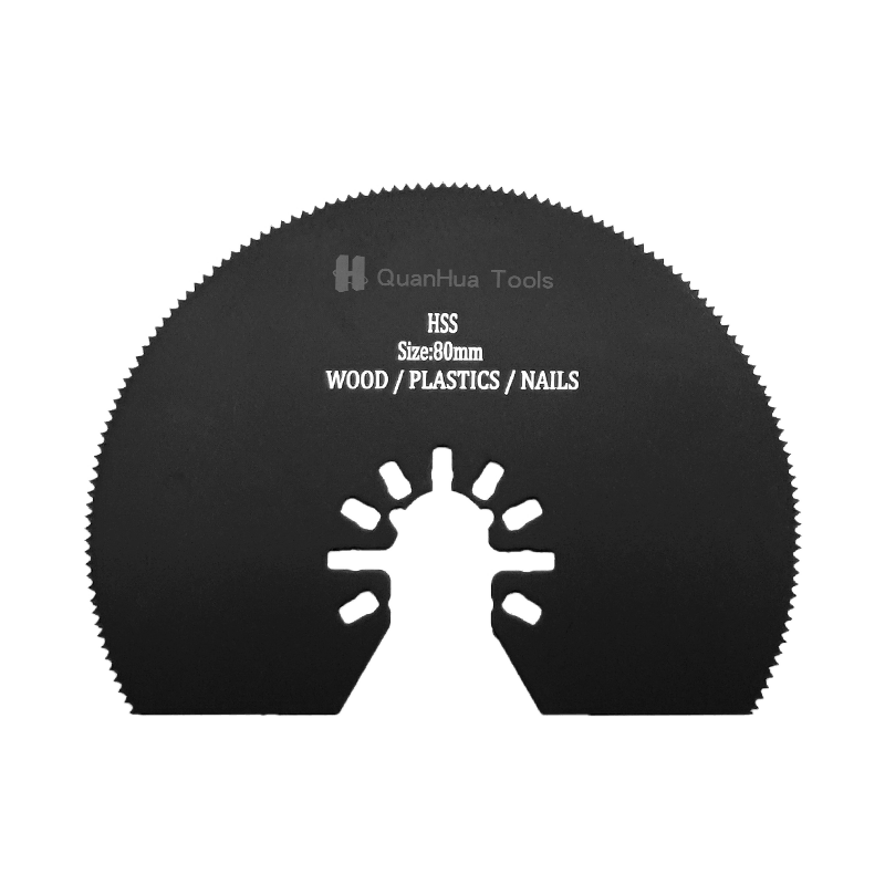 80 mm diameter hurtig montering højhastighedsstål halvcirkelsavklinge QH-1010HK