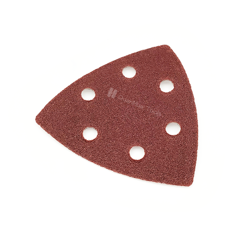 95*95 mm vandtæt metal polering trekantet sandpapir
